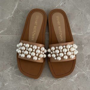 Stuart Weitzman Goldie Slide/Sandal